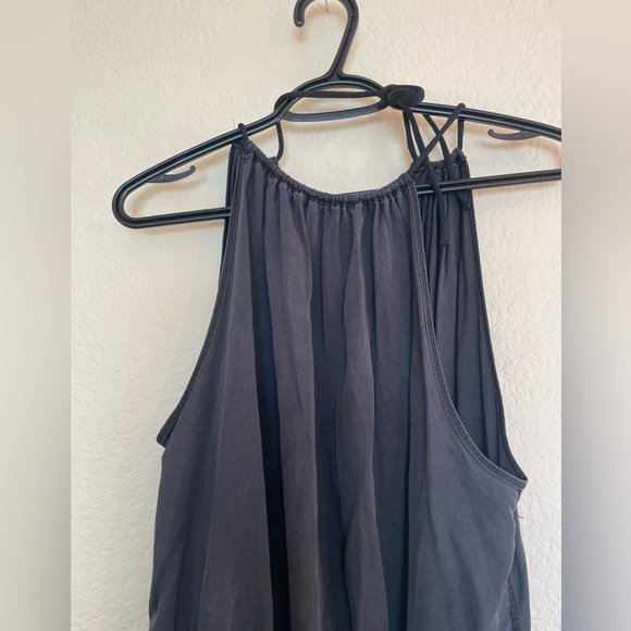 Lululemon Dark Grey HEAT THE STREET Open Back Romper Onesie - Picture 5 of 17